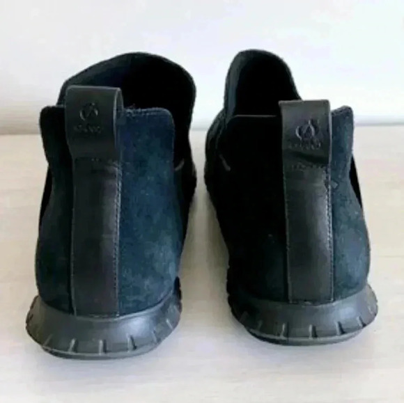 Cole Haan Womens Grand Zero Suede Black Slip on Sneaker boot Shoe Size 9  US - Picture 3 of 10